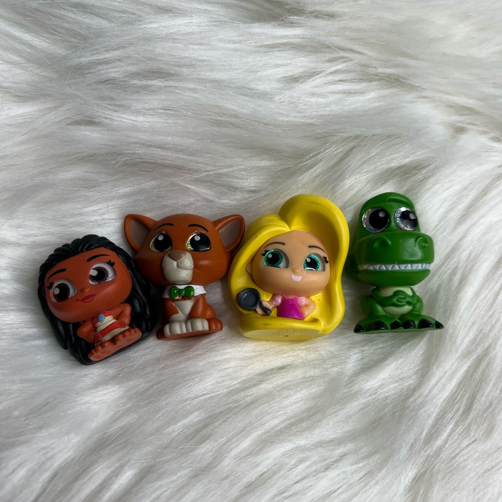 Disney Doorables Series 5 Rapunzel, Moana, Rex and Thomas O'Malley